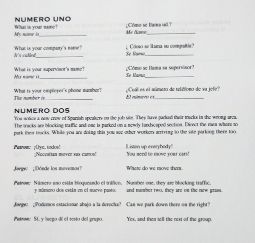 Homebuilder's Spanish Workbook - Image 2