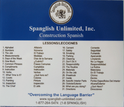 Construction Audio Program