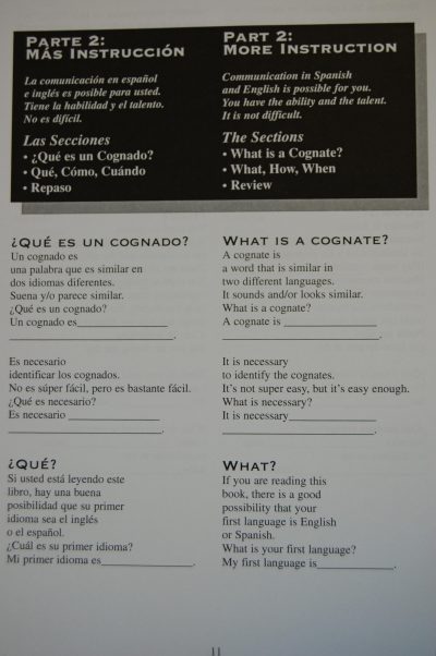Spanglish Workbook